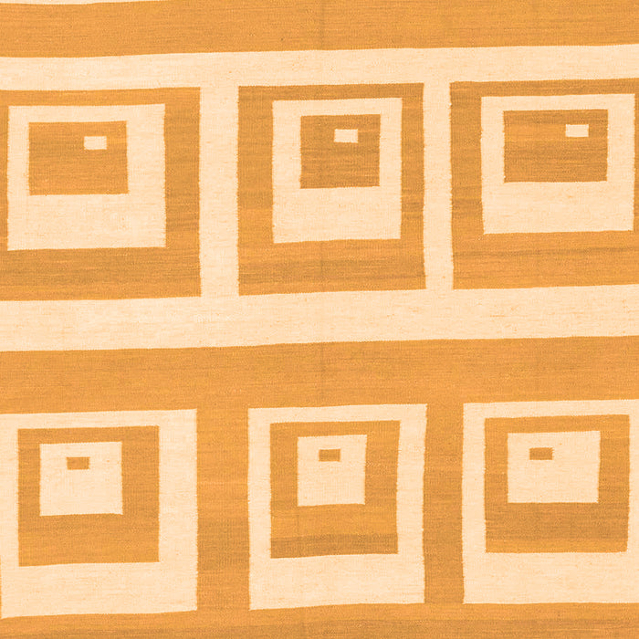 Solid Orange Modern Rug, abs1922org
