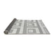 Sideview of Solid Gray Modern Rug, abs1922gry