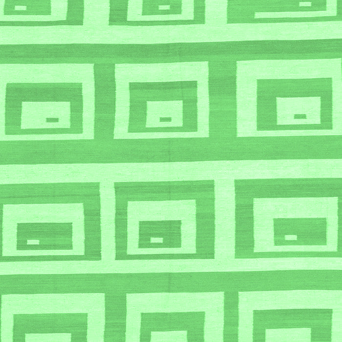 Square Solid Emerald Green Modern Rug, abs1922emgrn