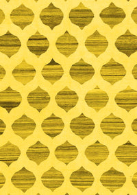 Solid Yellow Modern Rug, abs1923yw