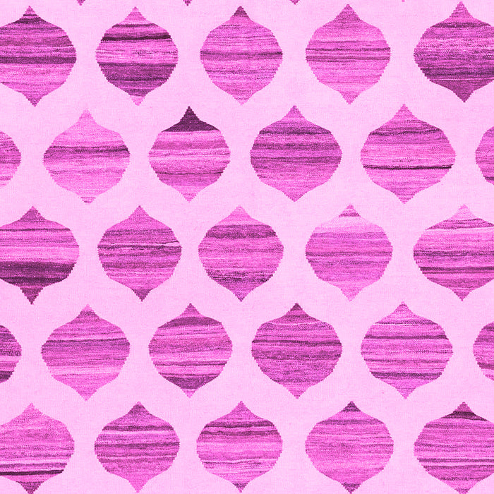 Machine Washable Solid Pink Modern Rug, wshabs1923pnk