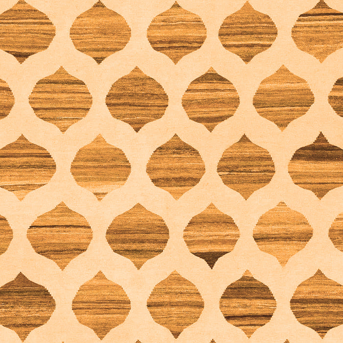 Solid Orange Modern Rug, abs1923org