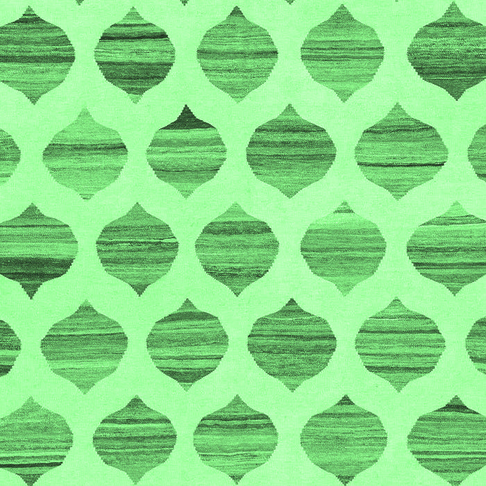 Machine Washable Solid Emerald Green Modern Area Rugs, wshabs1923emgrn