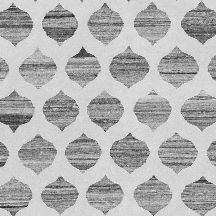 Machine Washable Solid Gray Modern Rug, wshabs1923gry