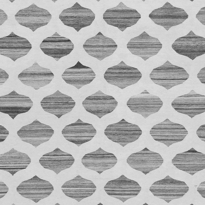 Square Machine Washable Solid Gray Modern Rug, wshabs1923gry
