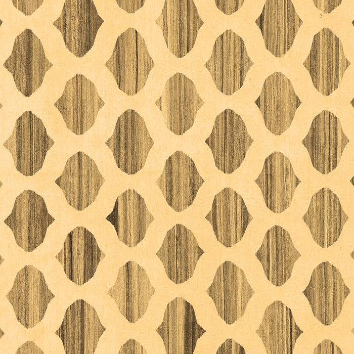 Square Solid Brown Modern Rug, abs1923brn