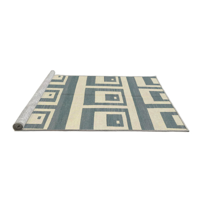 Sideview of Machine Washable Abstract Light Slate Gray Rug, wshabs1924