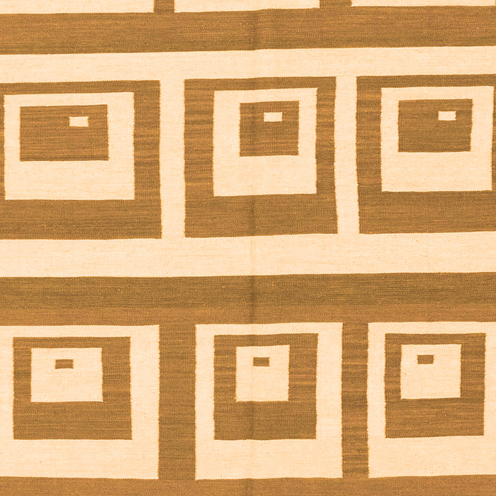 Oriental Orange Modern Rug, abs1924org