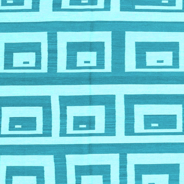 Square Oriental Light Blue Modern Rug, abs1924lblu