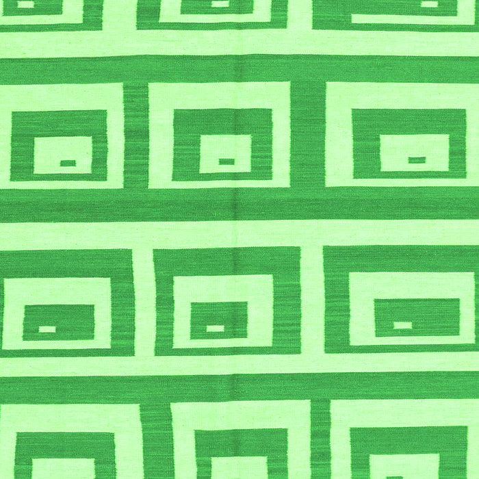 Square Oriental Green Modern Rug, abs1924grn