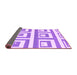 Sideview of Oriental Purple Modern Rug, abs1924pur