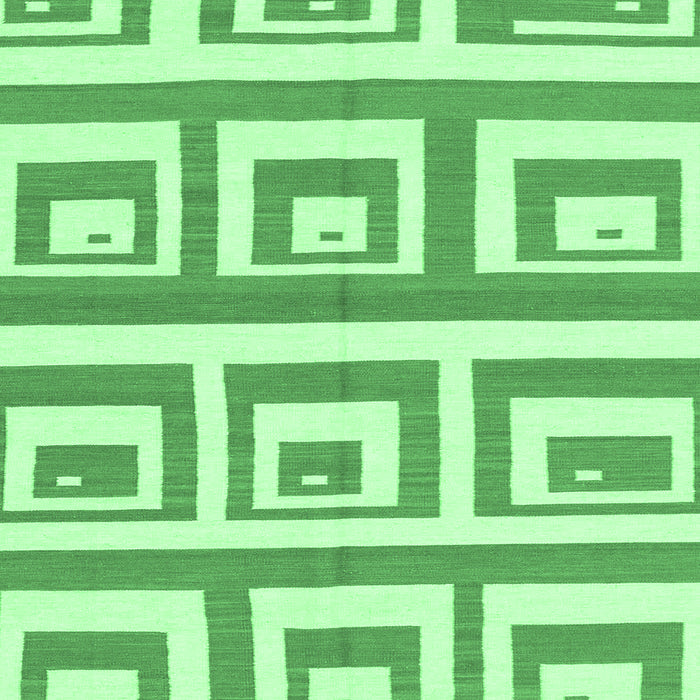 Square Oriental Emerald Green Modern Rug, abs1924emgrn