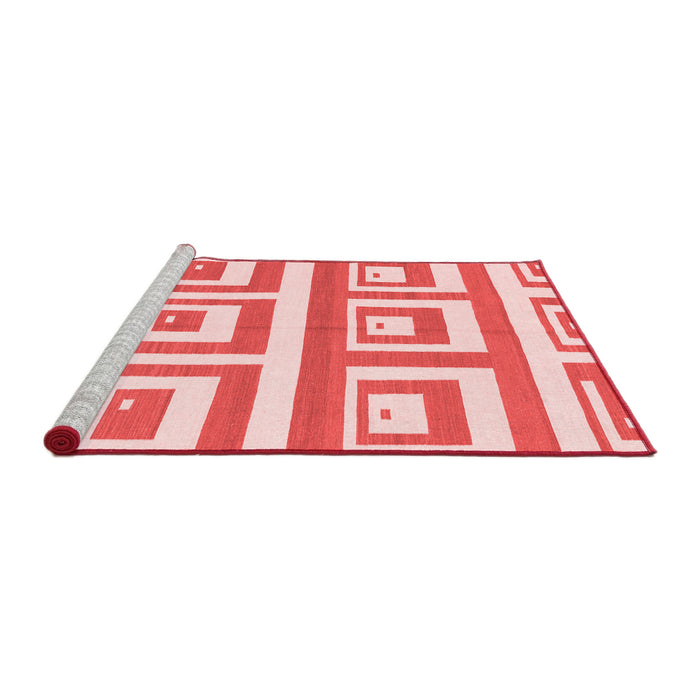Modern Red Washable Rugs