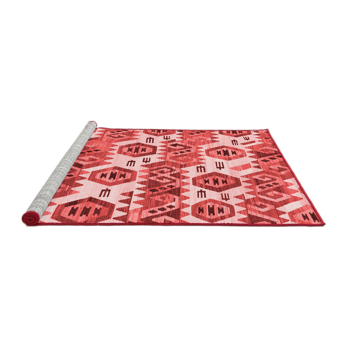 Modern Red Washable Rugs