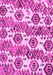 Machine Washable Abstract Pink Modern Rug, wshabs1925pnk