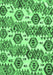 Machine Washable Abstract Emerald Green Modern Area Rugs, wshabs1925emgrn