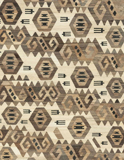Abstract Brown Modern Rug, abs1925