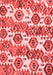 Abstract Red Modern Area Rugs