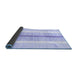 Sideview of Abstract Blue Modern Rug, abs1926blu