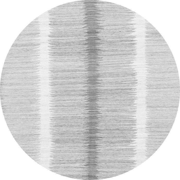 Round Abstract Gray Modern Rug, abs1926gry