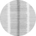 Round Abstract Gray Modern Rug, abs1926gry