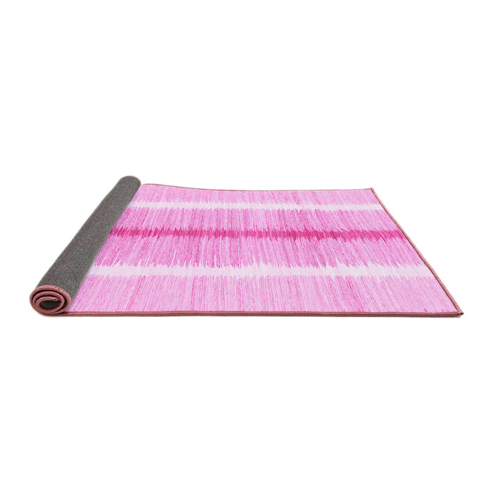 Sideview of Abstract Pink Modern Rug, abs1926pnk