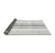 Sideview of Abstract Gray Modern Rug, abs1926gry