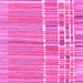 Square Abstract Pink Modern Rug, abs1927pnk