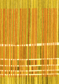 Abstract Yellow Modern Rug, abs1927yw