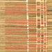 Square Abstract Brown Modern Rug, abs1927brn