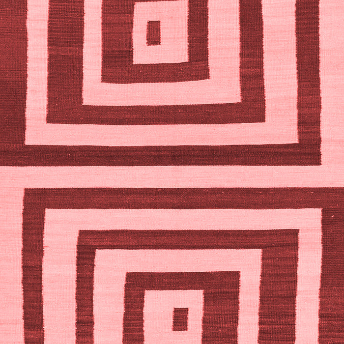 Machine Washable Oriental Red Modern Rug, wshabs1928red
