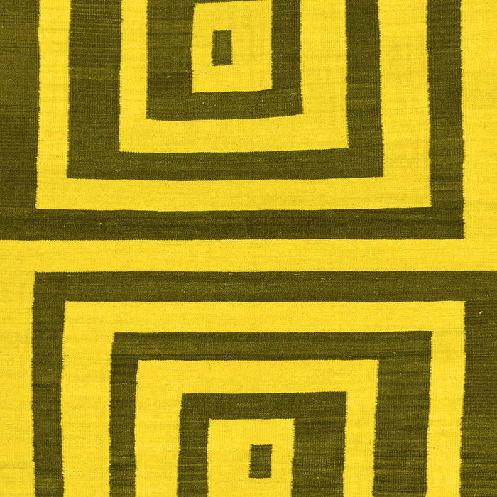 Oriental Yellow Modern Rug, abs1928yw