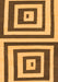 Oriental Orange Modern Rug, abs1928org