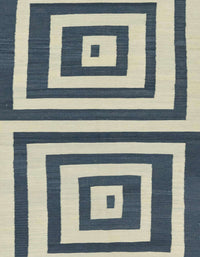 Machine Washable Abstract Blue Rug, wshabs1928