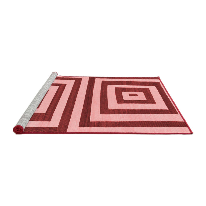 Modern Red Washable Rugs