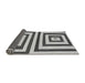 Sideview of Oriental Gray Modern Rug, abs1928gry