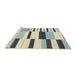 Sideview of Machine Washable Abstract Vanilla Gold Rug, wshabs1929