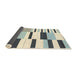 Sideview of Abstract Vanilla Gold Modern Rug, abs1929