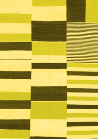 Abstract Yellow Modern Rug, abs1929yw