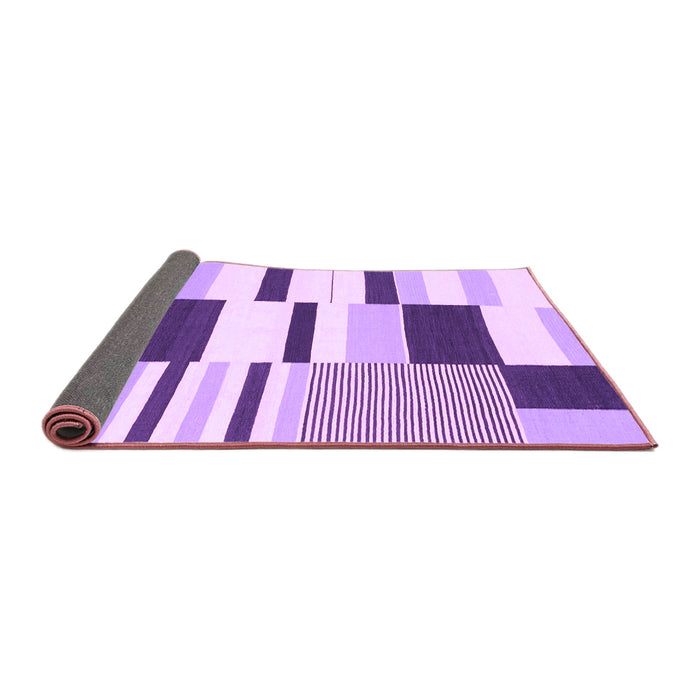 Sideview of Abstract Purple Modern Rug, abs1929pur