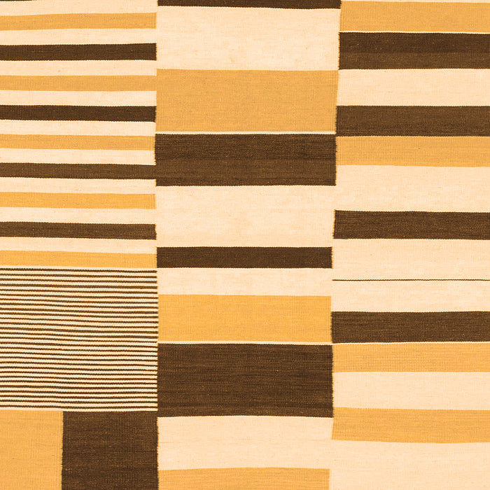 Square Machine Washable Abstract Orange Modern Area Rugs, wshabs1929org