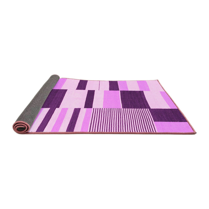 Sideview of Abstract Pink Modern Rug, abs1929pnk