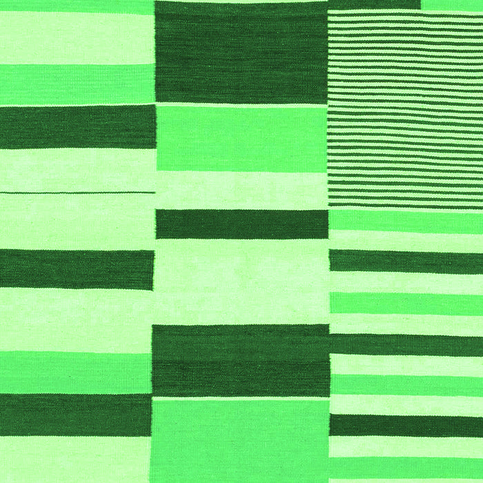 Machine Washable Abstract Green Modern Area Rugs, wshabs1929grn