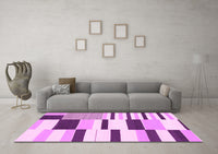 Machine Washable Abstract Pink Modern Rug, wshabs1929pnk