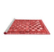 Modern Red Washable Rugs