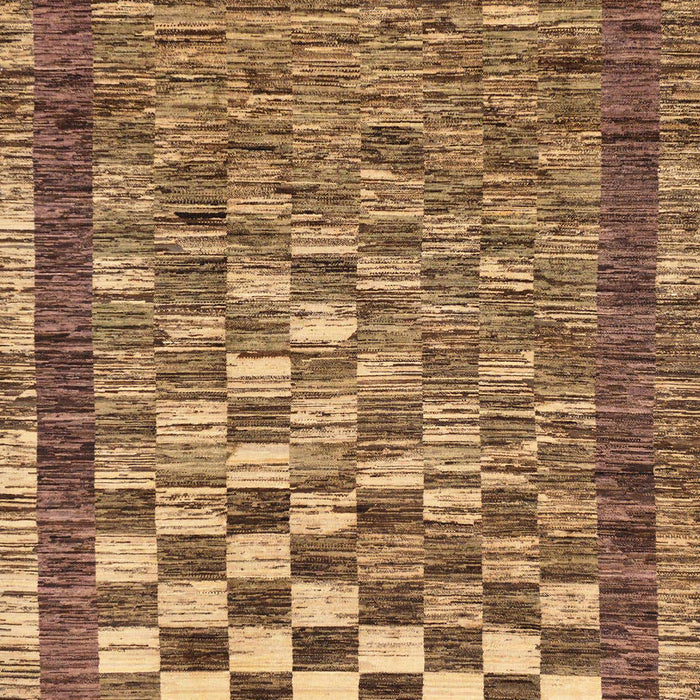Abstract Saddle Brown Checkered Rug, abs192