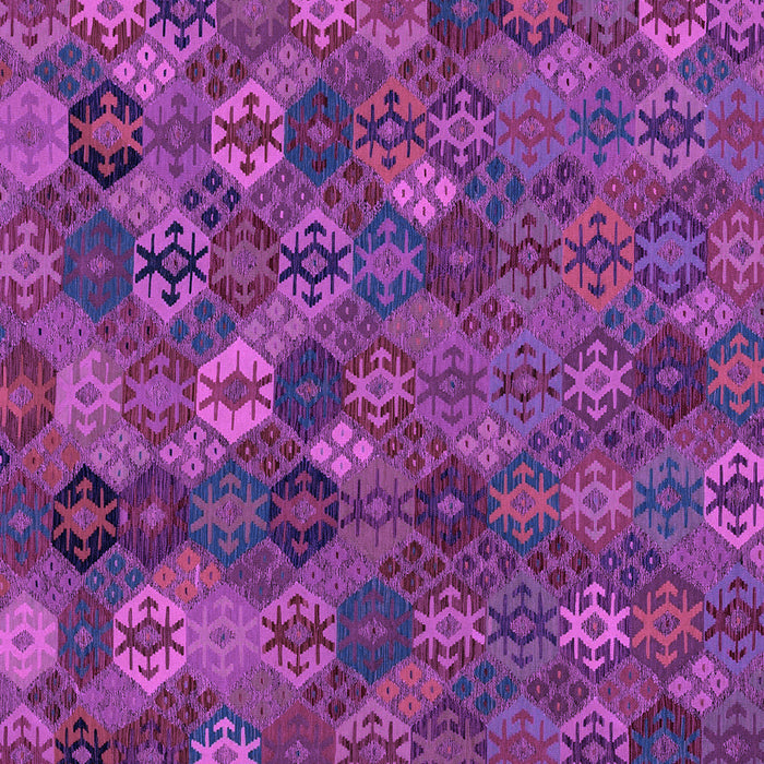 Square Abstract Purple Modern Rug, abs1930pur
