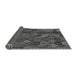 Sideview of Abstract Gray Modern Rug, abs1930gry