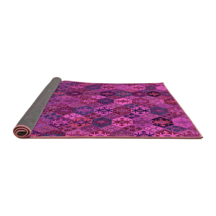 Sideview of Abstract Pink Modern Rug, abs1930pnk