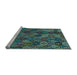 Sideview of Machine Washable Abstract Light Blue Modern Rug, wshabs1930lblu